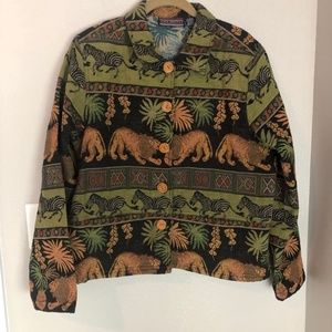 Vintage Zoo Animal Blazer